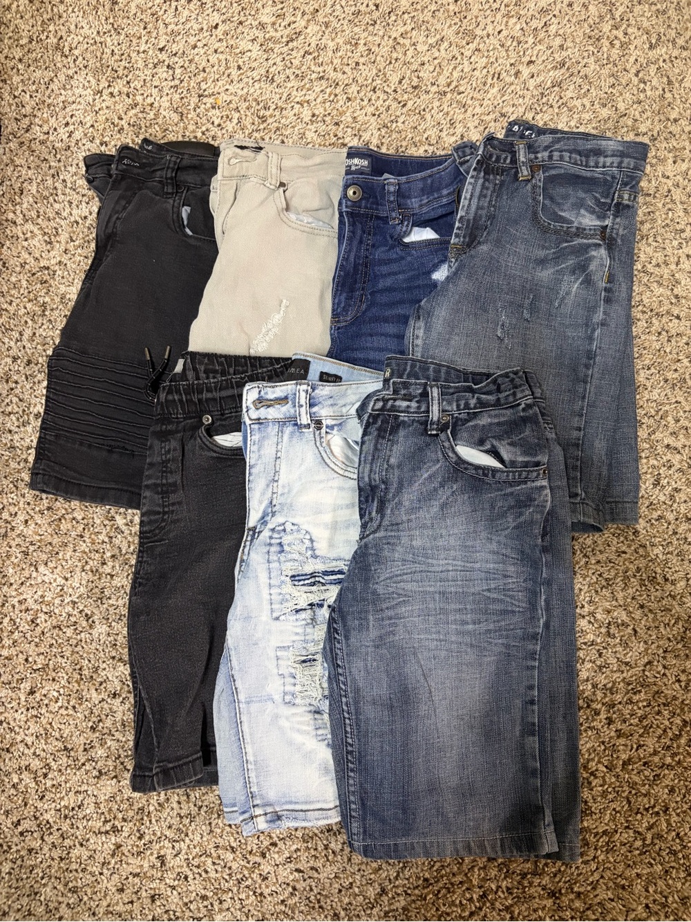 BUNDLE boys Jean shorts 12